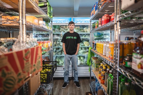 Michael Antonovich founds JustGo as a competitor to the quick grocery delivery service industry